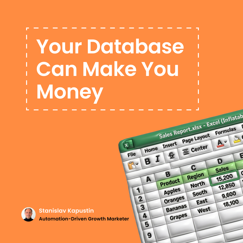 Your database can make you money
